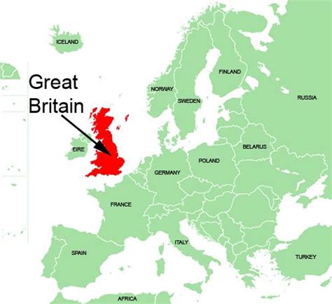 is great britain in europe.